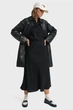 Жіноча чорна лляна спідниця LINEN BLEND SKIRT Gant 36 4400162 - зображення 4