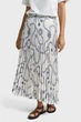 Жіноча біла плісована спідниця з візерунком SAILING PRINT PLEATED SKIRT Gant 40 4400173 - зображення 1