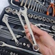 Набор ручных инструментов 150 предметов в кейсе KINGQUEEN, 1/4", 3/8", 1/2" (Универсальный комплект инструментов для дома и гаража) - изображение 5