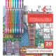 Розмальовки антистрес Santi з гелевими ручками Подорож країнами (450252) - изображение 1