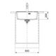 Кухонна мийка Franke MRG 610-52 TL 114.0668.868 сірий камінь - зображення 3
