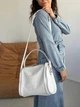 Сумка кожаная с короткими ручками ARTiS Bags 1712 4813-5113 белая - изображение 1