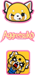 Набір бейджів Kite Aggretsuko на липучці 3 шт (AR26-3012) - зображення 2