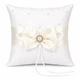 Свадебная подушечка для обручальных колец «Ivory Pearl Elegance» (0761-2) - изображение 1