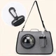 Сумка переноска для кошек и грызунов с иллюминатором CosmoPet 43х21х28 см CP-14 Grey - изображение 3