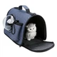 Сумка переноска для кошек и грызунов с иллюминатором CosmoPet 28х42х20 см CP-14 Blue - изображение 7
