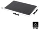 Wycieraczka pod drzwi Kadax Pelone 60x90 cm Czarny (5906638303139) - obraz 5