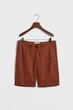 Чоловічі коричневі лляні шорти RELAXED LINEN DS Gant L 205073 - изображение 8