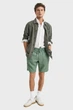 Чоловічі зелені лляні шорти RELAXED LINEN DS SHORTS Gant XL 205073 - зображення 3