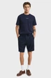 Чоловічі темно-сині лляні шорти RELAXED LINEN DS SHORTS Gant L 205073 - зображення 3