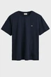 Чоловіча темно-синя футболка REG SHIELD SS T-SHIRT Gant L 2003184 - зображення 5