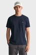 Чоловіча темно-синя футболка SLIM SHIELD SS Gant XXXL 2003185 - изображение 1