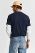 Чоловіча темно-синя футболка GRAPHIC SS T-SHIRT Gant S 2003299 - изображение 3