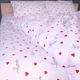 Простынь Ranforce Elite 17-0963 Tiny Hearts 110*160 - изображение 1