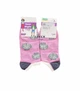 Розовые женские короткие носки с рисунком ракушки Master Step 219 37-39 - изображение 2