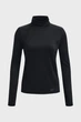 Жіночий чорний лонгслів UA Meridian CW Funnel Neck Under Armour S 1373965-001 - изображение 5