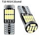 Світлодіодна автолампа T10 W5W LED 4014 26SMD 12V біле світло - зображення 3