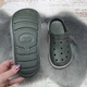 Сабо кроксы женские Dago Style цвета хаки пена ЭВА 40р (25,5 см) 8345-3 - изображение 6