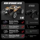 Радиоуправляемая машинка HOSHI N416 1:16 4WD до 40 км/ч, внедорожник RC, полный привод, амортизаторы, 2 аккумулятора - изображение 6