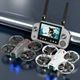 Квадрокоптер AE21 з пультом з екраном 4.3", 2 акумулятори, FPV дрон, камера, до 100 м, безщітковий - зображення 11