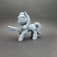 Колекційна фігурка My Little Pony в образі Doom Slayer з дробовиком. Aivory - изображение 3