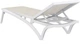 Комплект 2 шезлонга Siesta Pacific + Стол Siesta Ocean Side Table - White Taupe - изображение 5