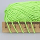 Светящаяся в темноте флуоресцентная пряжа, белая, Glow Yarn, 100% полиэстер, нить для вязания и амигуруми - изображение 2