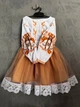 Вишитий комплект для дівчинки Trend Мотанка коричневий Solovey Білий, коричневий (SOLKOMPMOTKO) - изображение 1