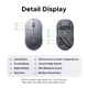 Миша бездротова безшумна UGREEN M331 Bluetooth + 2.4 ГГц, 4000 dpi Grey - изображение 6