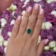 Срібна каблучка з натуральним агатом 4.218ct, вага виробу 3,01 гр (2173564) - зображення 6
