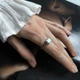 Серебряное кольцо с опалом 0.5ct, вес изделия 3,59 гр (2205463) - изображение 7