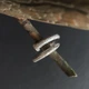 Серебряное кольцо с фианитами, вес изделия 3,75 гр (2208006) - изображение 3
