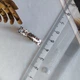 Серебряное кольцо с натуральным гранатом 3.283ct, вес изделия 3,53 гр (2203667) - изображение 4