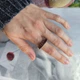 Серебряное кольцо с натуральным гранатом 3.283ct, вес изделия 3,53 гр (2203667) - изображение 6