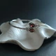 Серебряный браслет с натуральным гранатом 2.862ct, фианитами, вес изделия 8,48 гр (2206736) - изображение 2