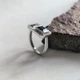 Серебряное кольцо с натуральным сапфиром 1.735ct, фианитами, вес изделия 3,01 гр (2202486) - изображение 2
