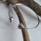 Серебряный браслет с натуральным рубином 7ct, вес изделия 8,3 гр (2206705) - изображение 5