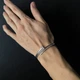 Серебряный браслет с фианитами, вес изделия 14,45 гр (2206408) - изображение 7