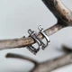 Серебряные серьги с натуральным гранатом 1.369ct (2203964) - изображение 3