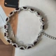 Серебряный браслет с натуральным гранатом 12.077ct, вес изделия 12,83 гр (2206200) - изображение 2