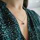 Серебряная подвеска с гранатом 0.85ct (2204367) - изображение 8