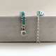 Серебряный браслет с натуральным агатом 5.215ct, вес изделия 12,9 гр (2205678) - изображение 3