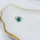 Срібна каблучка з натуральним агатом 3.25ct, вага виробу 2,87 гр (2170983) - зображення 4