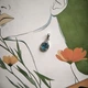 Серебряная подвеска с топазом Лондон Блю 0.547ct (2188599) - изображение 3