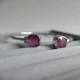 Серебряный браслет с натуральным рубином 9.699ct, фианитами, вес изделия 11,02 гр (2206637) - изображение 2