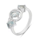 Срібна каблучка з натуральним топазом 1.707ct, вага виробу 3,08 гр (2194521) - зображення 1