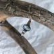 Серебряное кольцо с мистик топазом 0.933ct, вес изделия 2,28 гр (2203834) - изображение 3