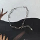 Серебряный браслет с без камней, вес изделия 2,29 гр (2206392) - изображение 2