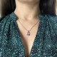 Серебряная подвеска с фианитами (2207542) - изображение 7