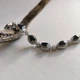 Серебряный браслет с натуральным сапфиром 8.982ct, вес изделия 11 гр (2205609) - изображение 5